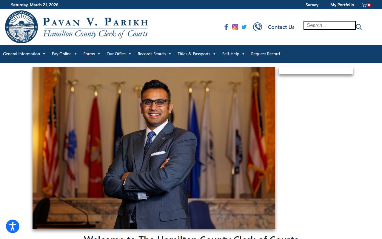 Cincinnati background check Hamilton County Clerk of Courts