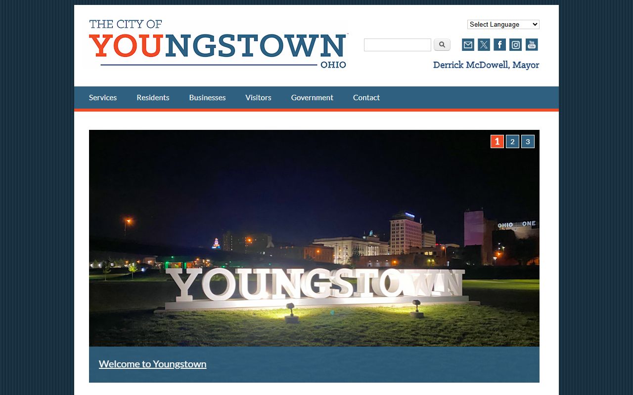 Youngstown background check police department website