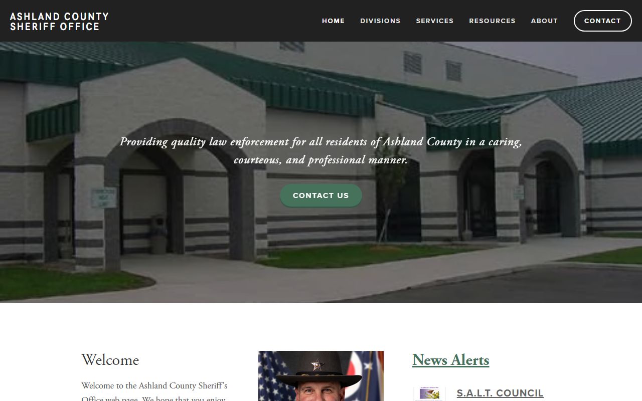 Ashland County Sheriff's Office background check services