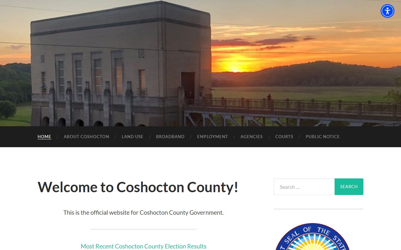 Coshocton County background check government website